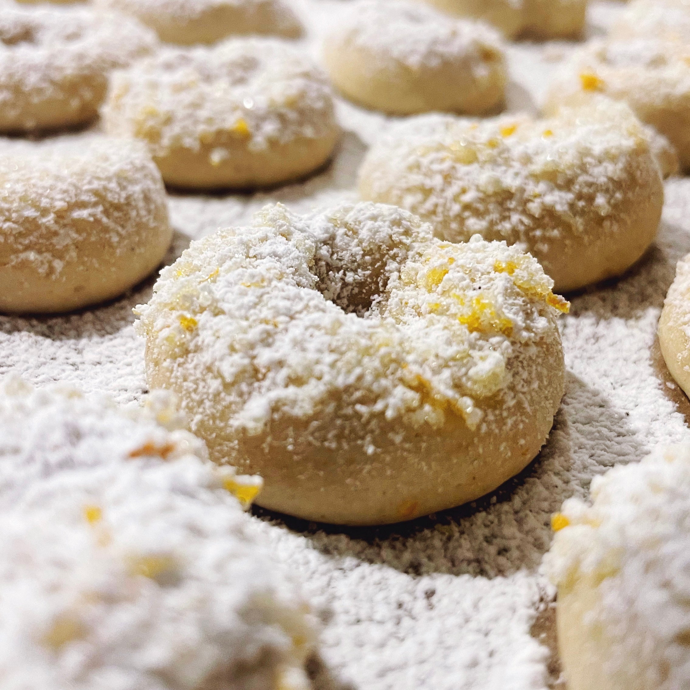 Orangenplätzchen mit Olivenöl