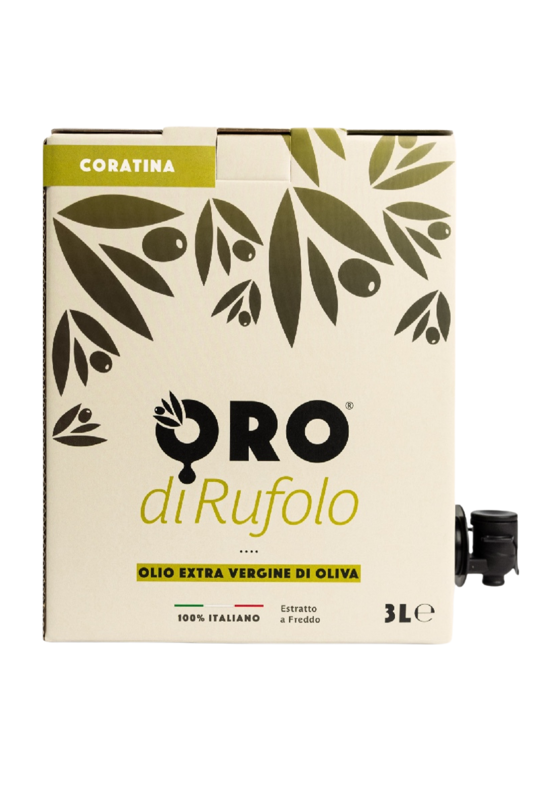 Coratina reinsortiges Olivenöl aus Apulien - Bag in Box