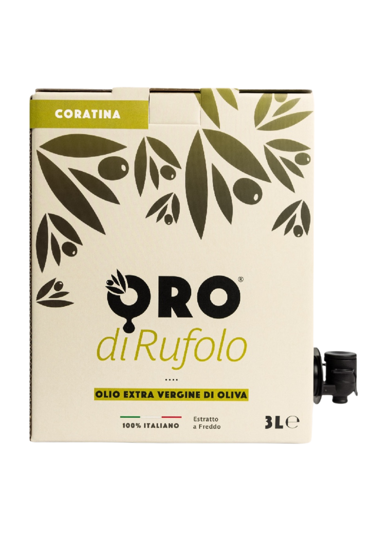 Coratina reinsortiges Olivenöl aus Apulien - Bag in Box