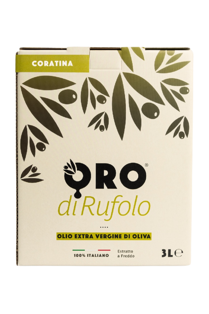 Coratina reinsortiges Olivenöl aus Apulien - Bag in Box
