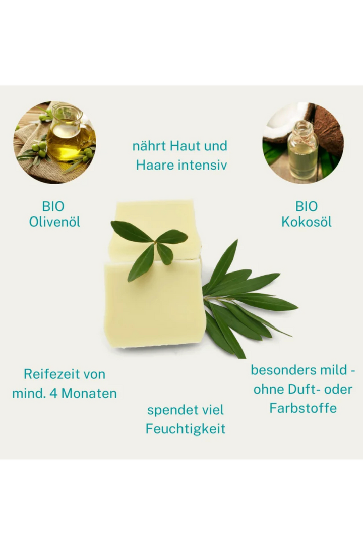 Milde Olivenölseife