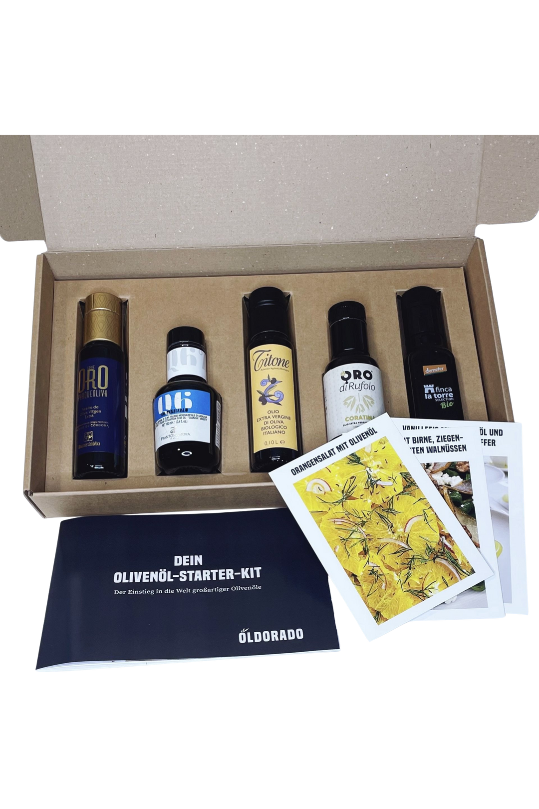 Olivenöl-Starter-Kit: Der Einstieg in echtes Olivenöl.