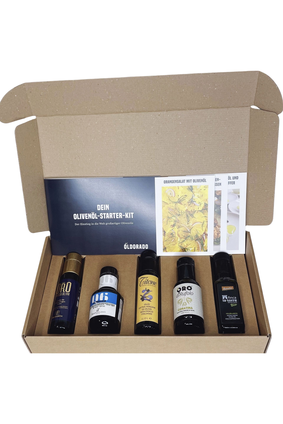 Olivenöl-Starter-Kit: Der Einstieg in echtes Olivenöl.