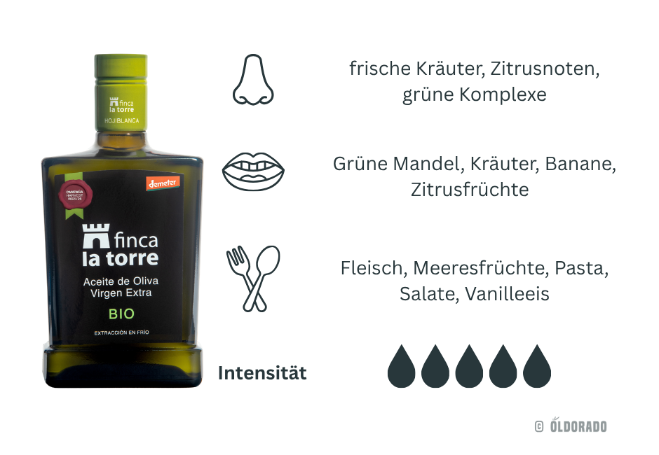 Hojiblanca Selection BIO Olivenöl aus Andalusien